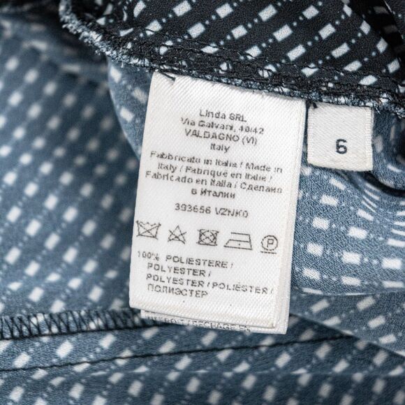 Tomas Maier Elastic waist Easy Pants in Black white square size 6 - Picture 6 of 10